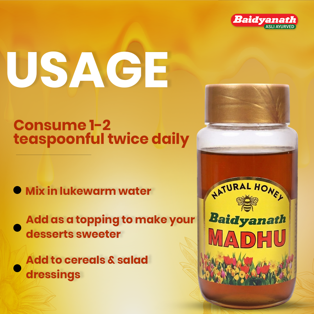 Baidyanath Madhu – Raw, Natural Honey with No Added Sugar