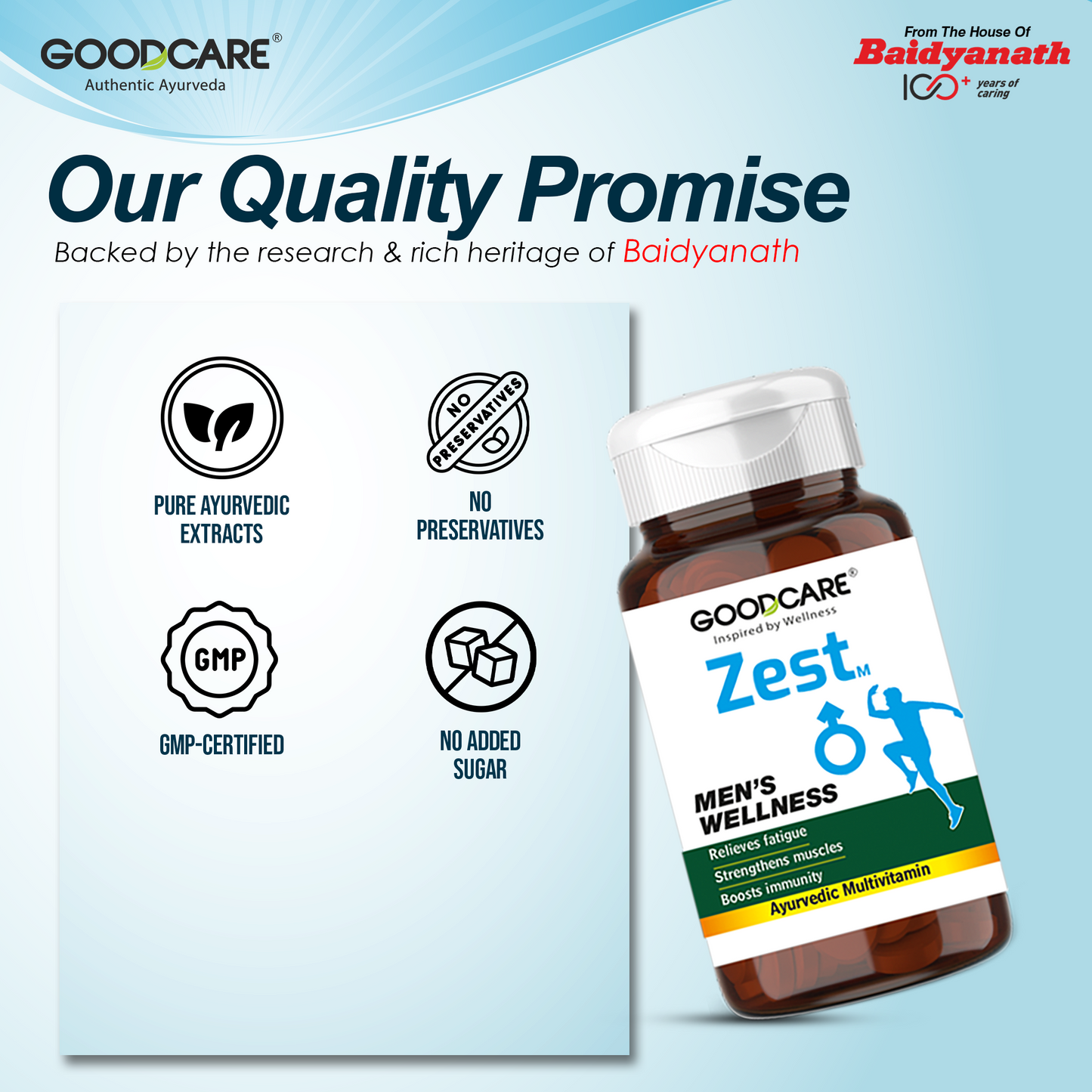Goodcare Zest Men - 60 CP