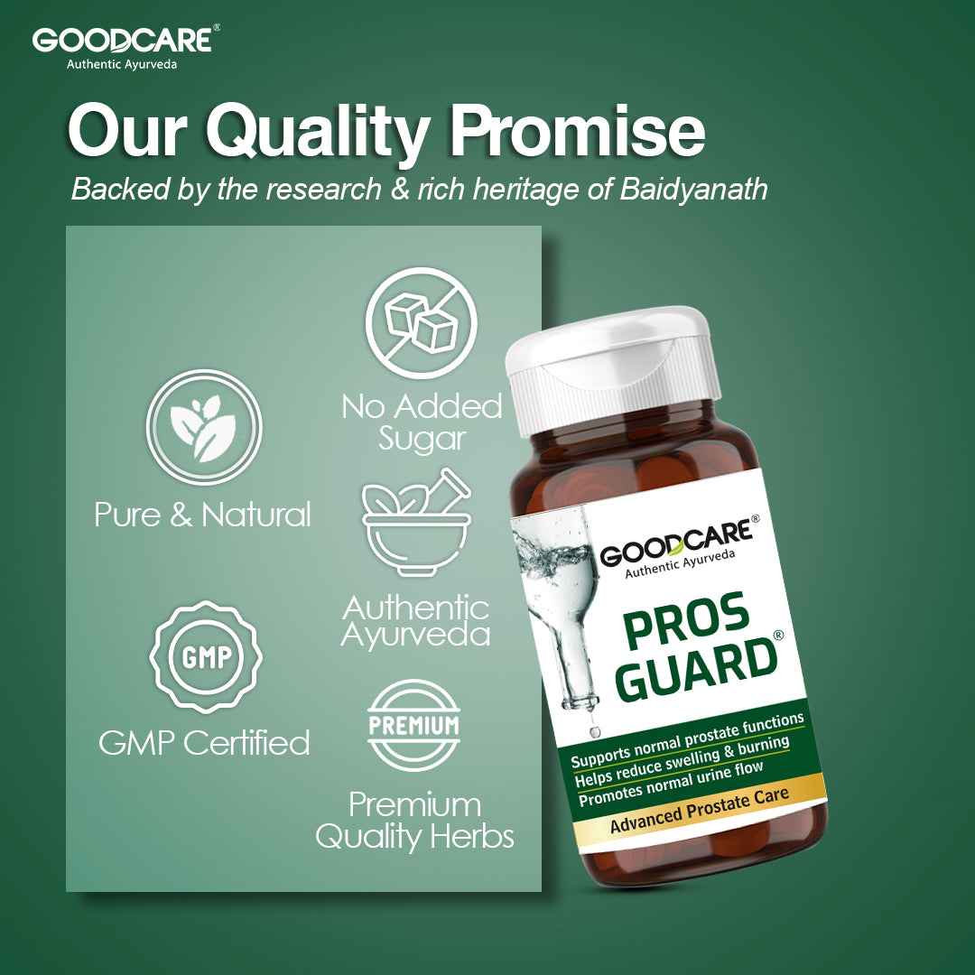 Goodcare Prosguard 60 Capsules 11 active Ayurvedic Ingredients For Healthy Prostate Health