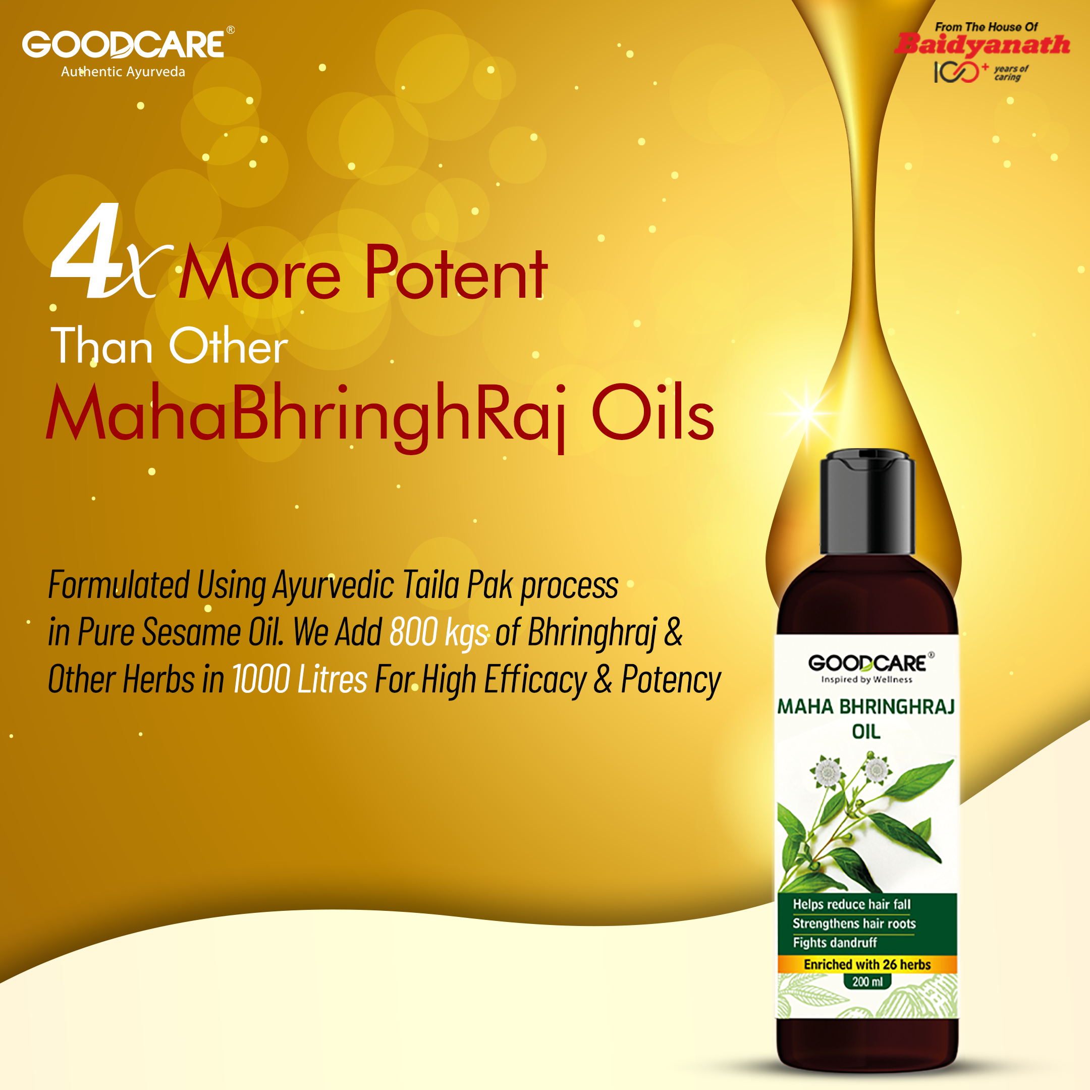Goodcare Maha Bhringraj Oil- 200ml