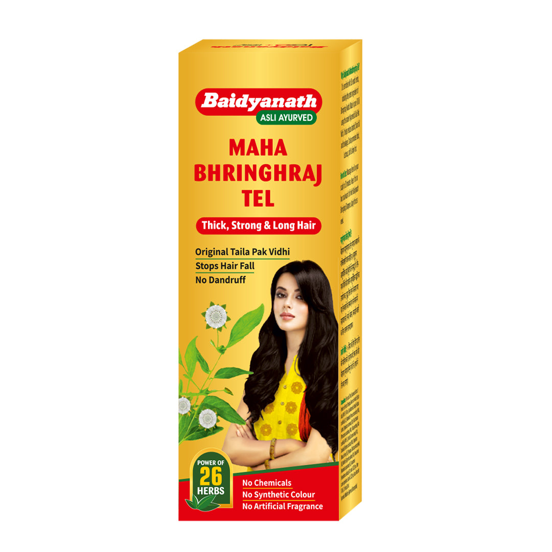 Baidyanath Mahabhringraj Oil (MED) - Ayurvedic Hair Oil