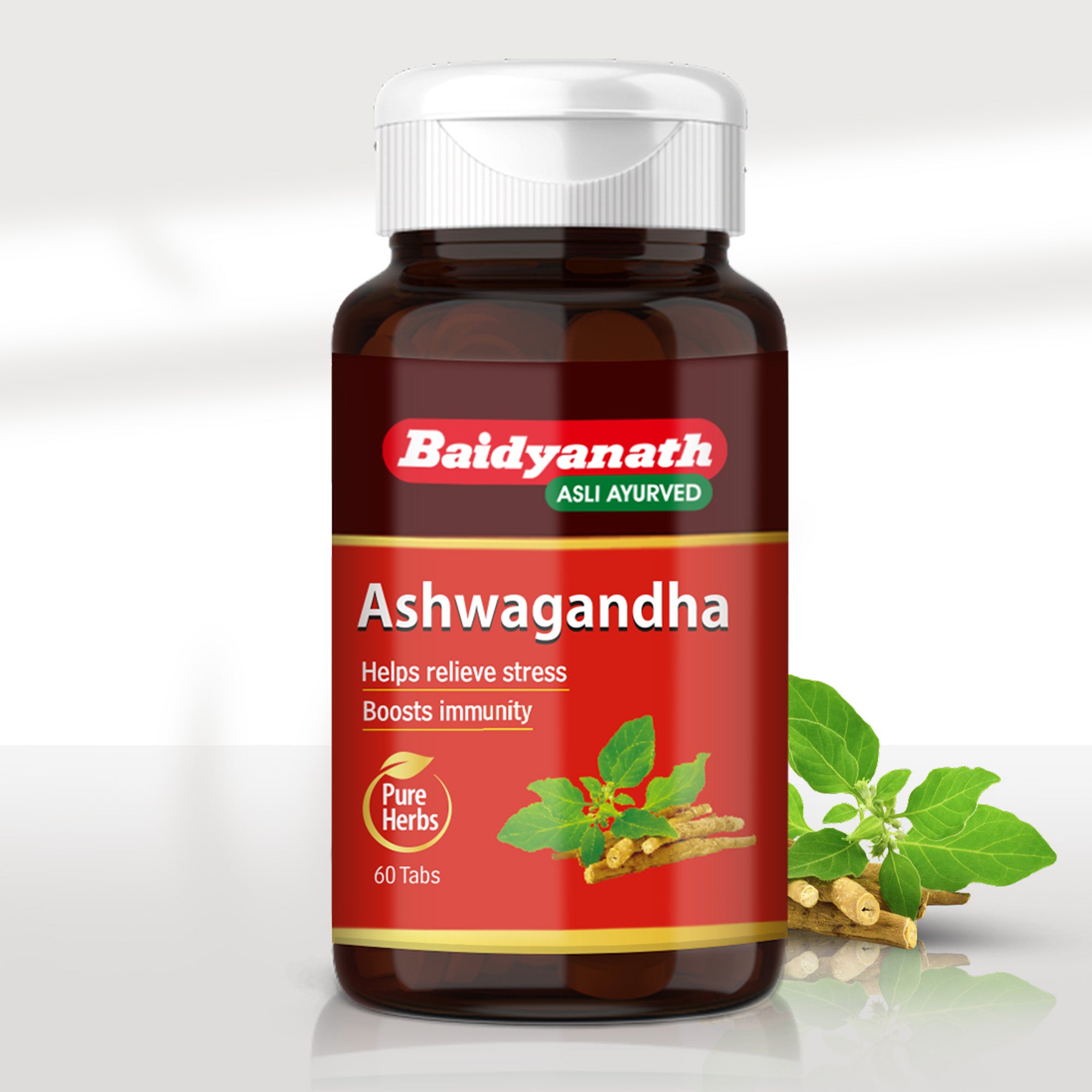Baidyanath Ashwagandha - 60 Tablet For Everyday Stress and Fatigue