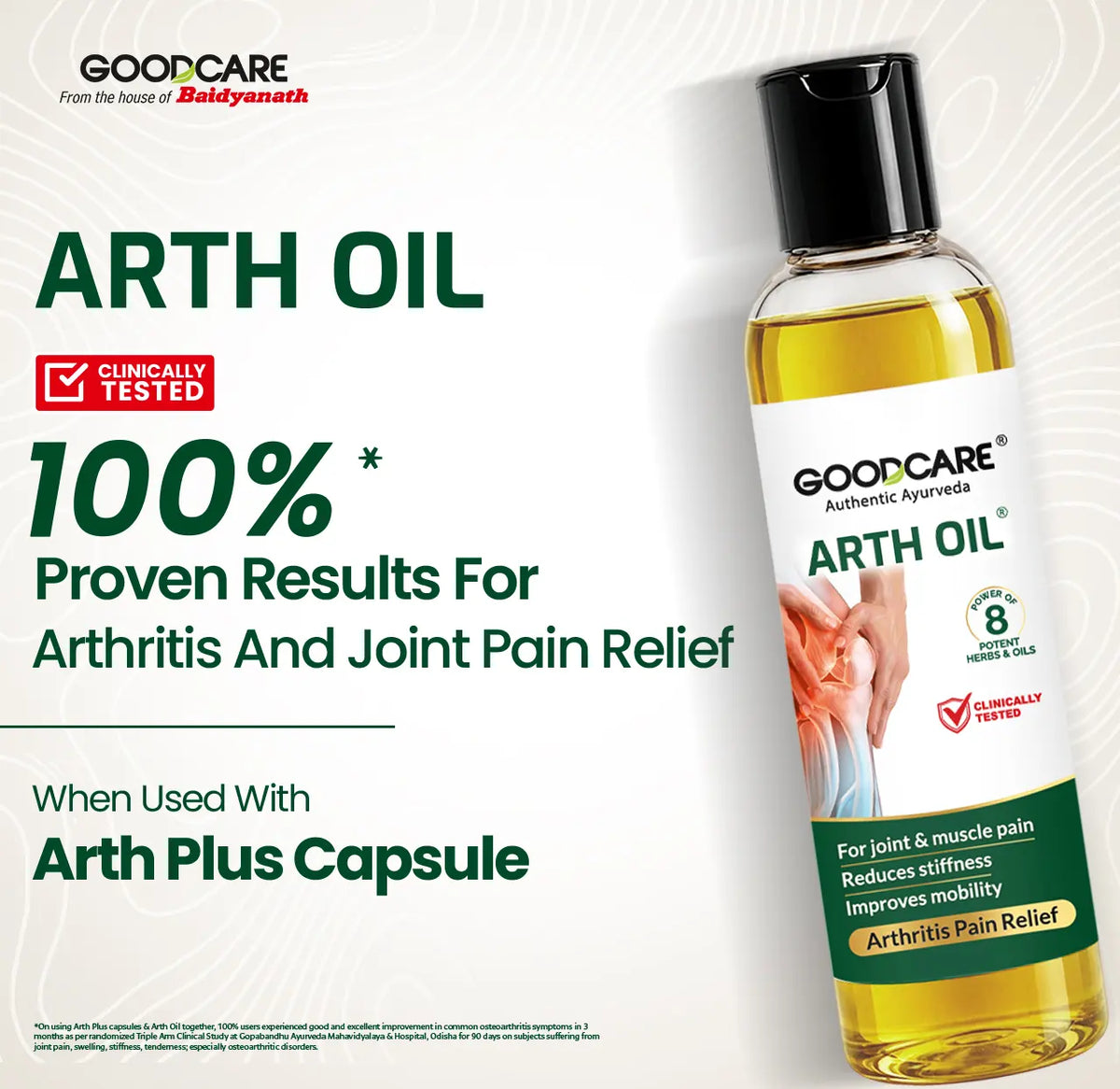 Goodcare Arth Oil An Ayurvedic Pain Relief Oil - 100ml