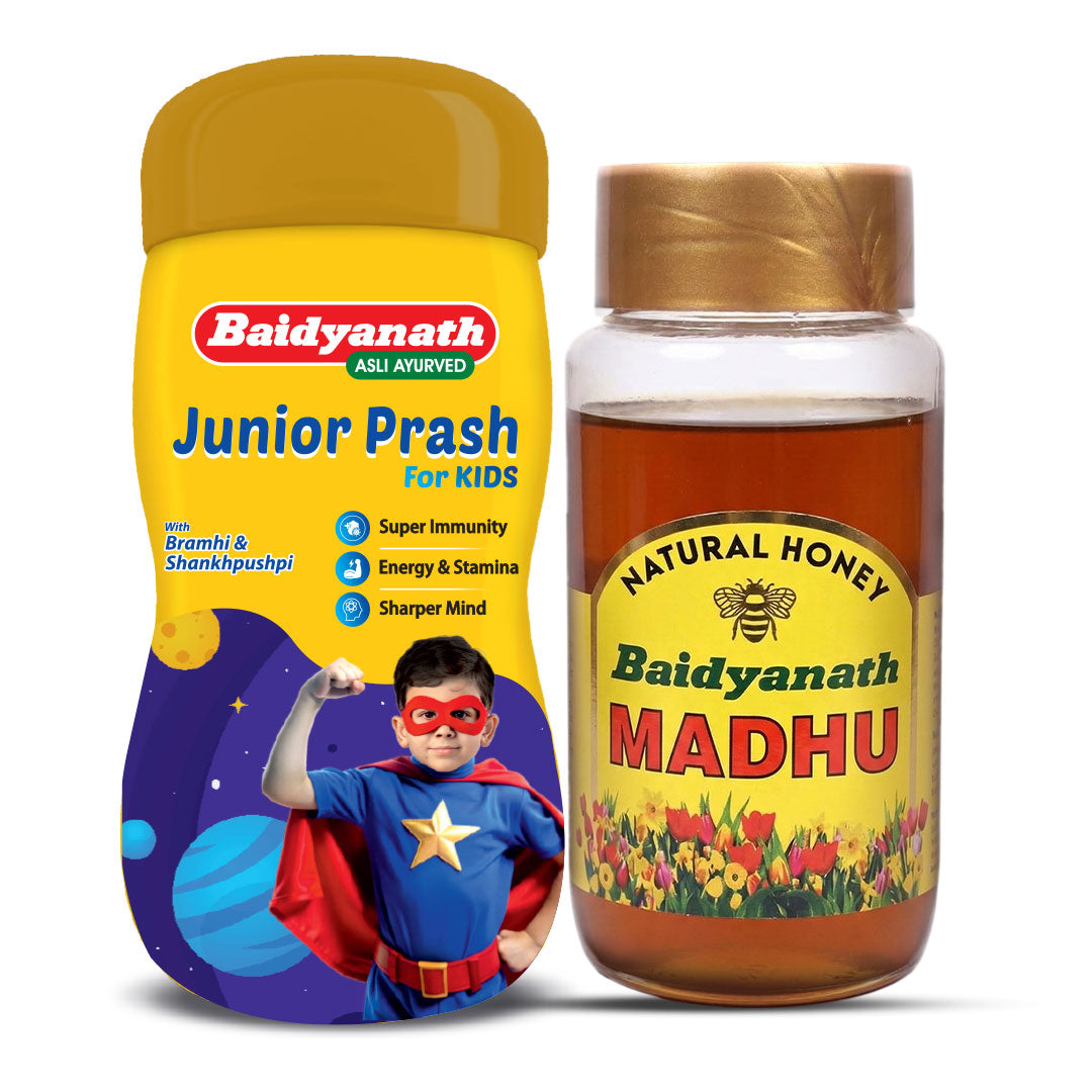 Baidyanath Junior Prash-Immunity Booster With Madhu combo - 500gm Each