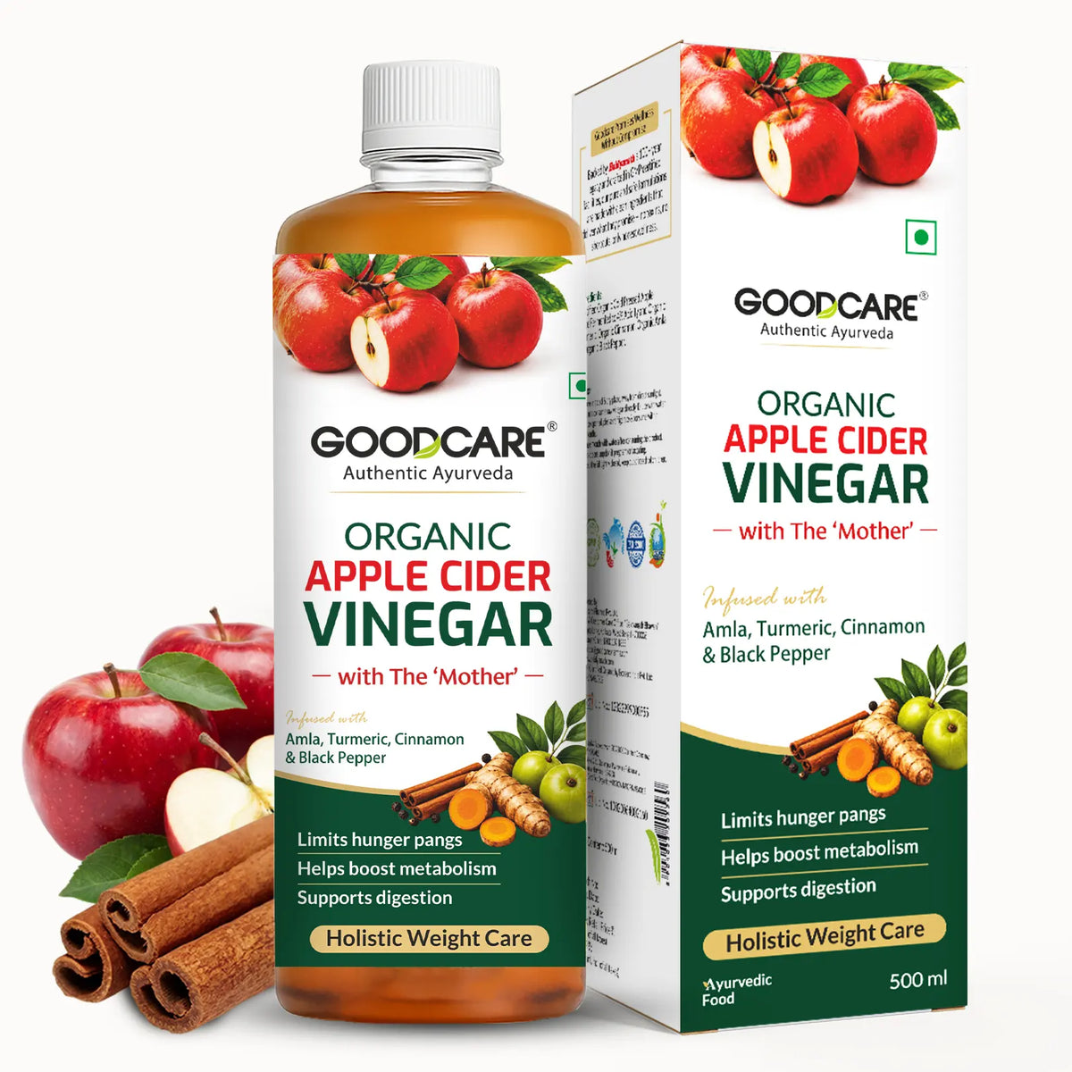 Goodcare Organic Apple Cider Vinegar- 500 ML