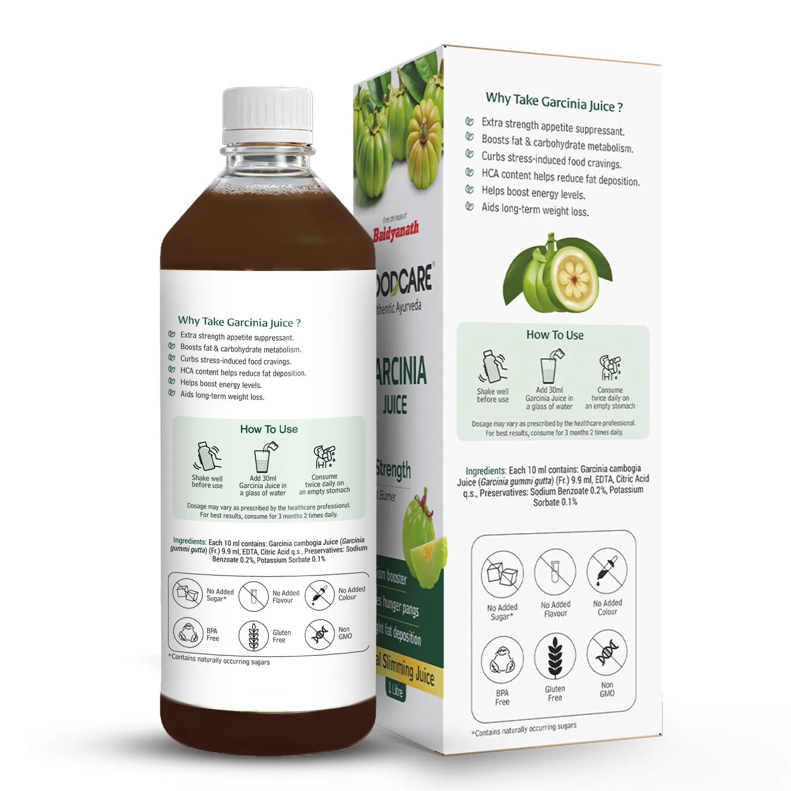 Goodcare Garcinia Juice – Natural Weight Management & Appetite Control - 1 L
