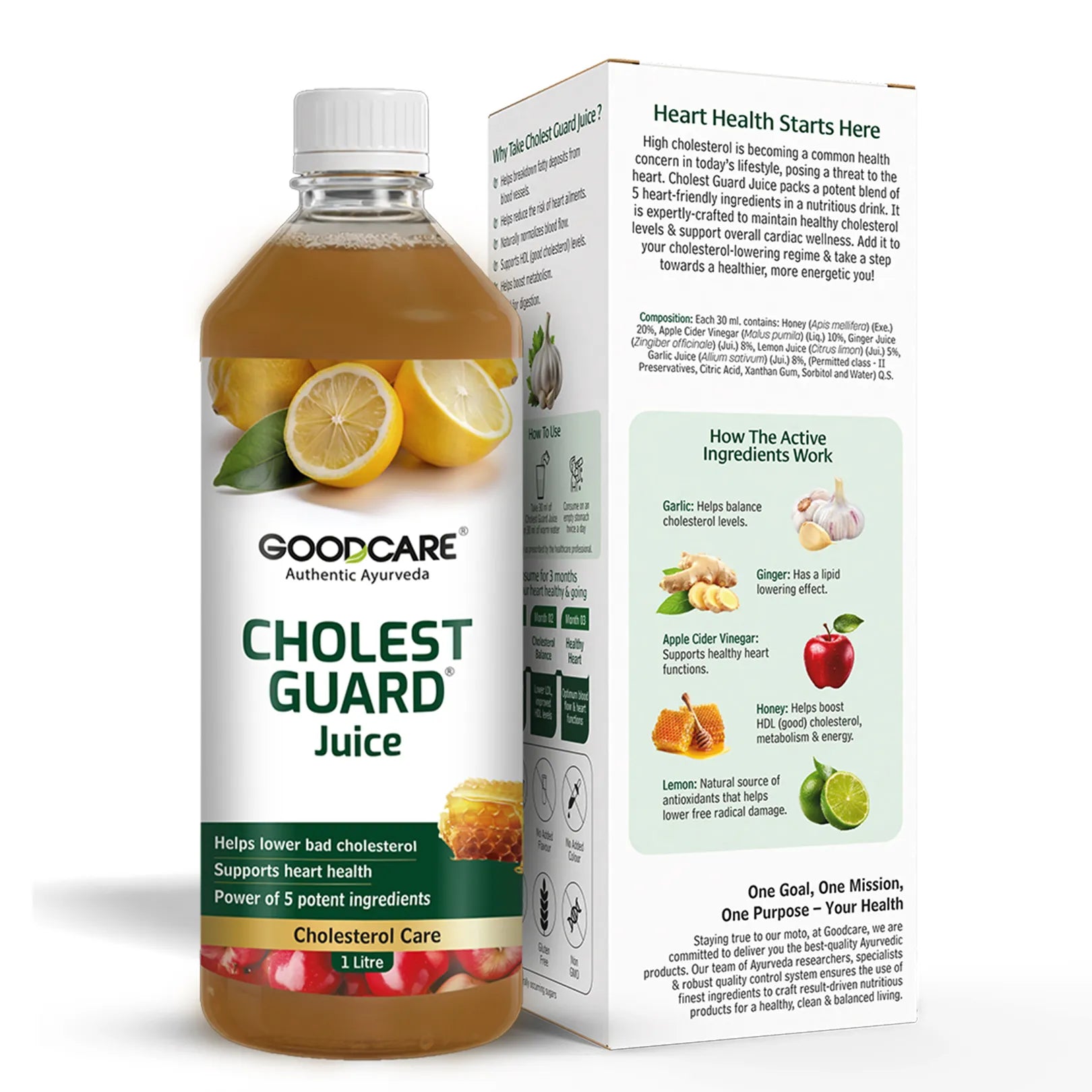 Goodcare Cholest Guard Juice-1 Ltr