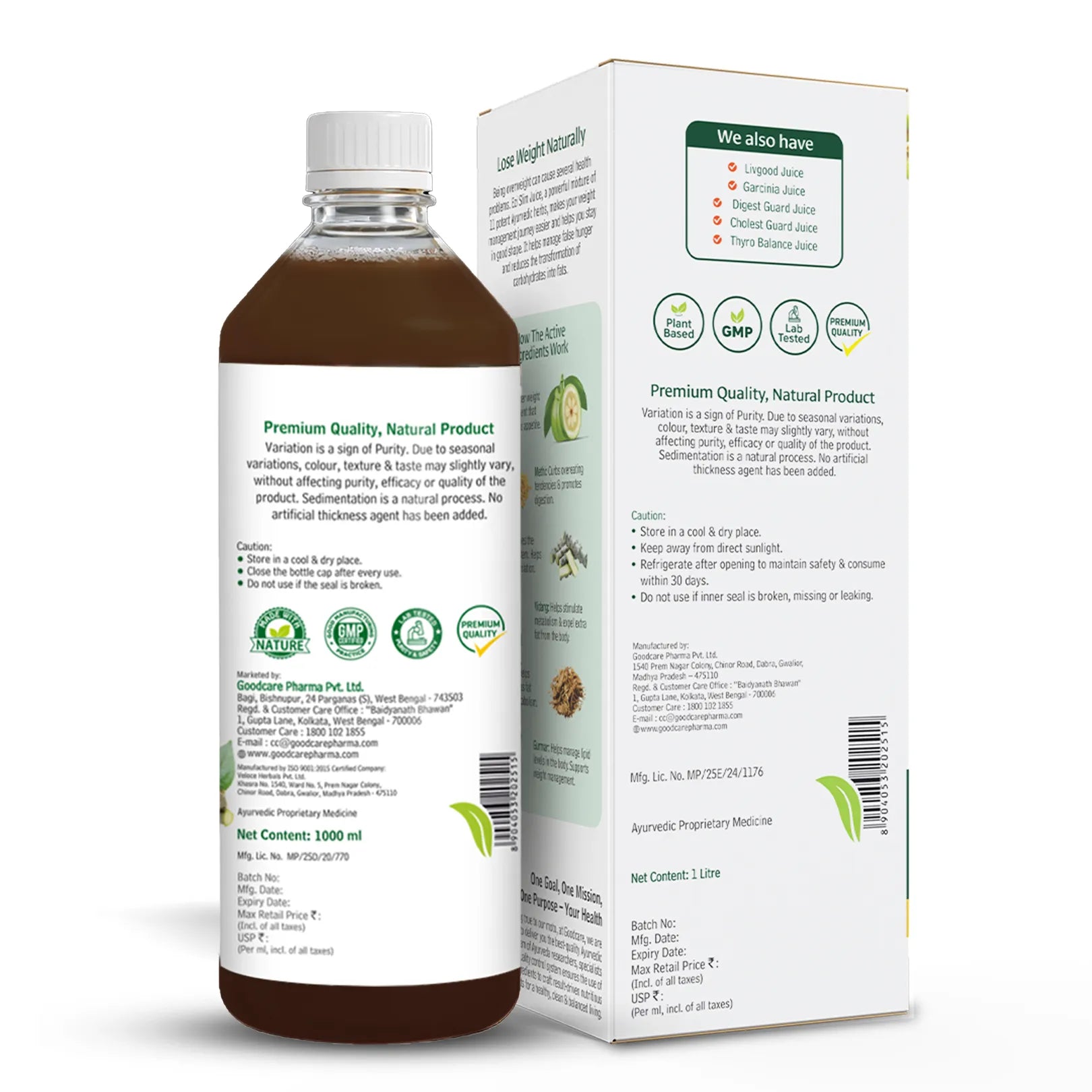Goodcare EziSlim Slimming Juice - Baidyanath