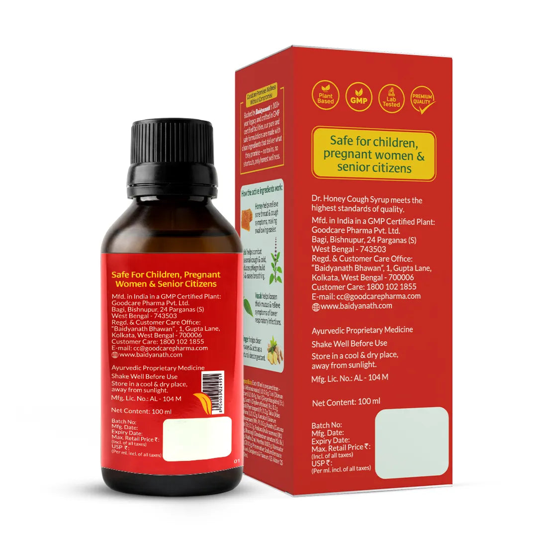 Goodcare Dr. Honey Cough Syrup-100 Ml