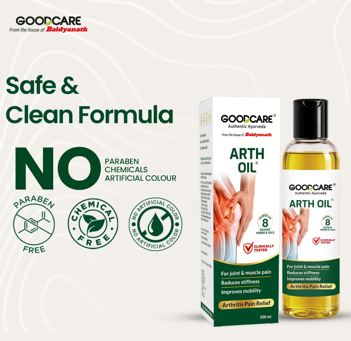Goodcare Arth Oil An Ayurvedic Pain Relief Oil - 100ml