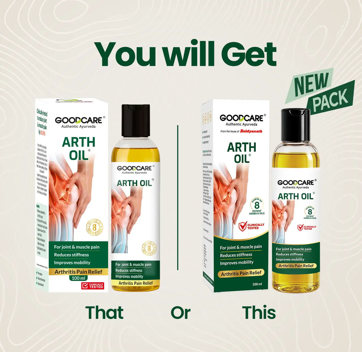 Goodcare Arth Oil An Ayurvedic Pain Relief Oil - 100ml