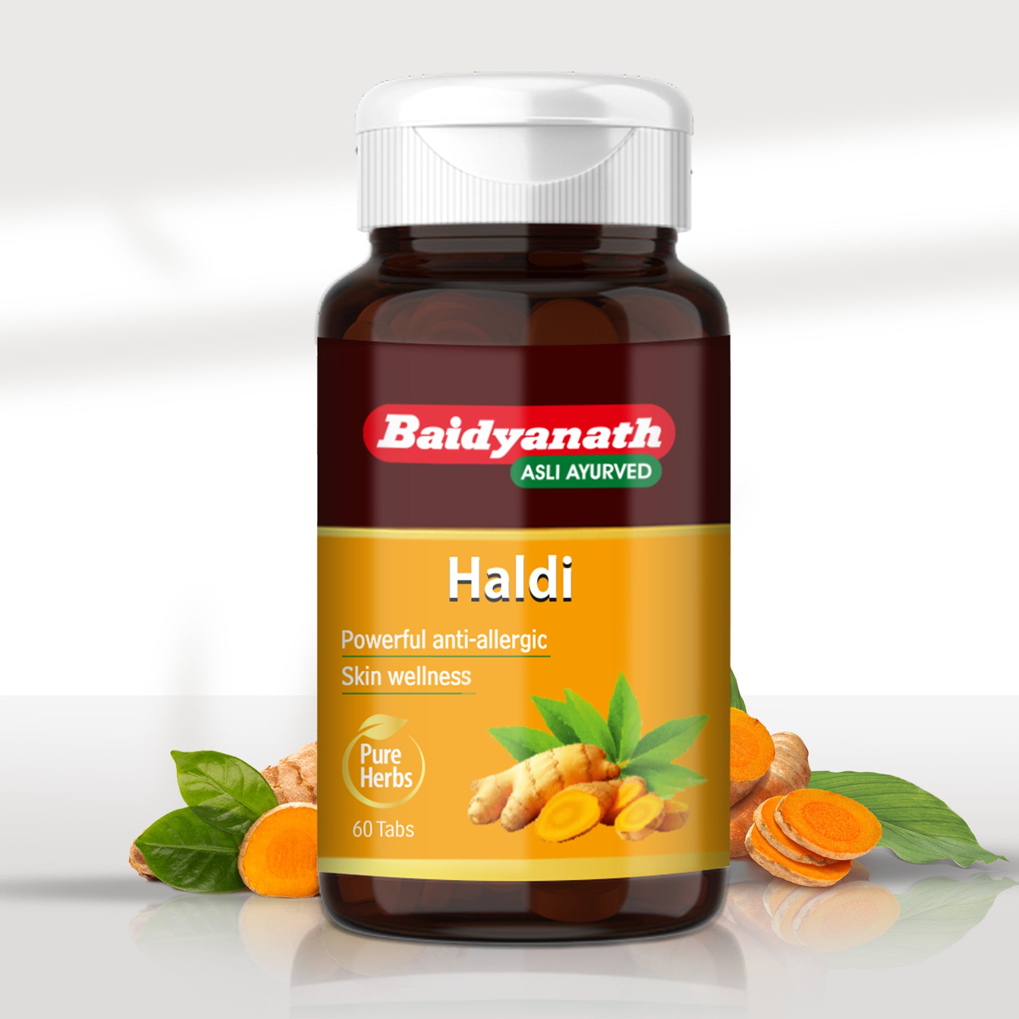 Baidyanath Haldi 60 Tablets For Purifying Blood & relieve skin issues