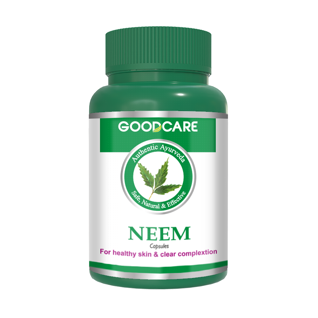Goodcare Neem 60 Capsules for Cholesterol, Blood Sugar Balance, and Liver Health