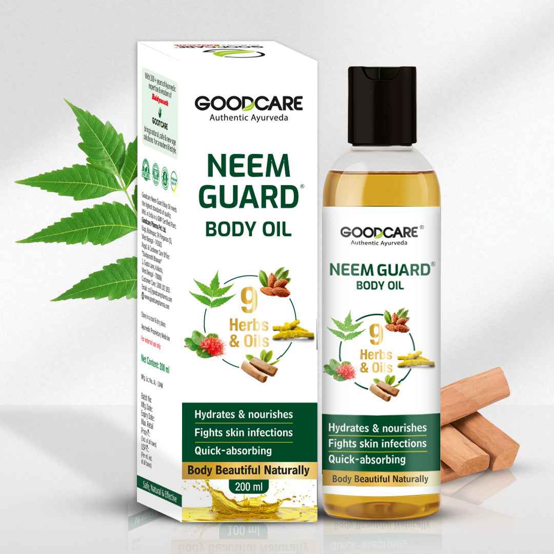 Goodcare Neem Guard Body Oil - 200ml - Baidyanath