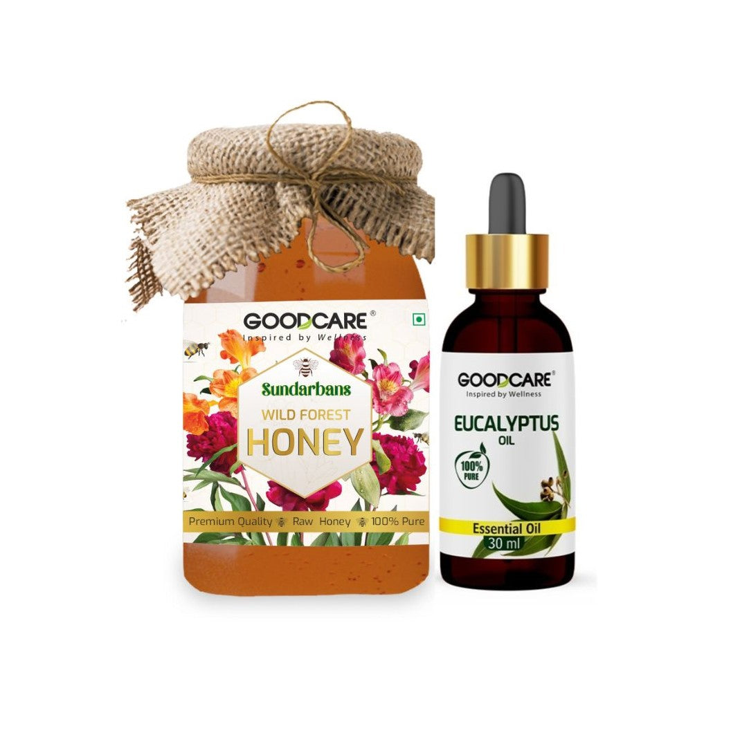 Nature's Healing With Wild Honey & Eucalyptus Oil Combo