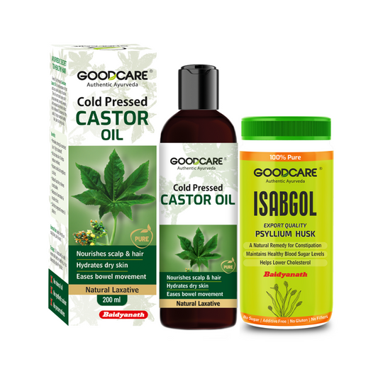 Power Of Castor Oil & Isabgol(100 gm) Combo for Digestive Health