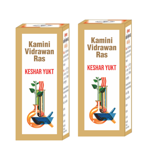 Baidyanath Kaminividrawan Ras (Pack Of 2) - Helps Maintain Vigour And Vitality - 5 Gms Each