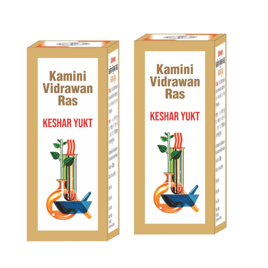 Baidyanath Kaminividrawan Ras 10gm (Combo) - Helps Maintain Vigour And Vitality