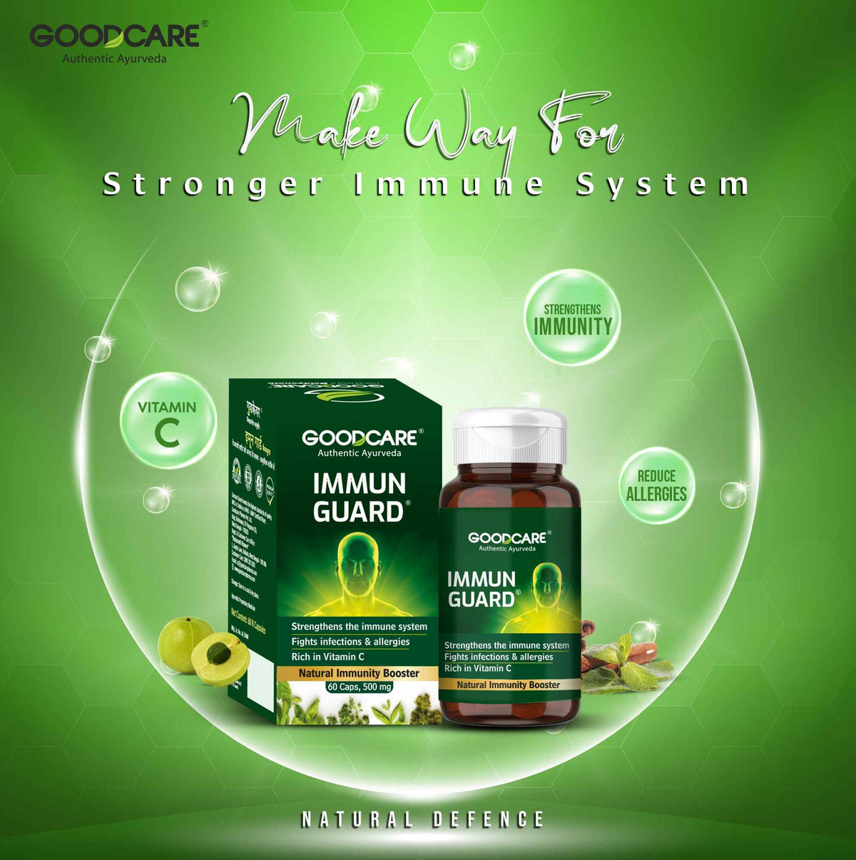 Goodcare Immun Guard Capsules - 60 Capsules - Baidyanath