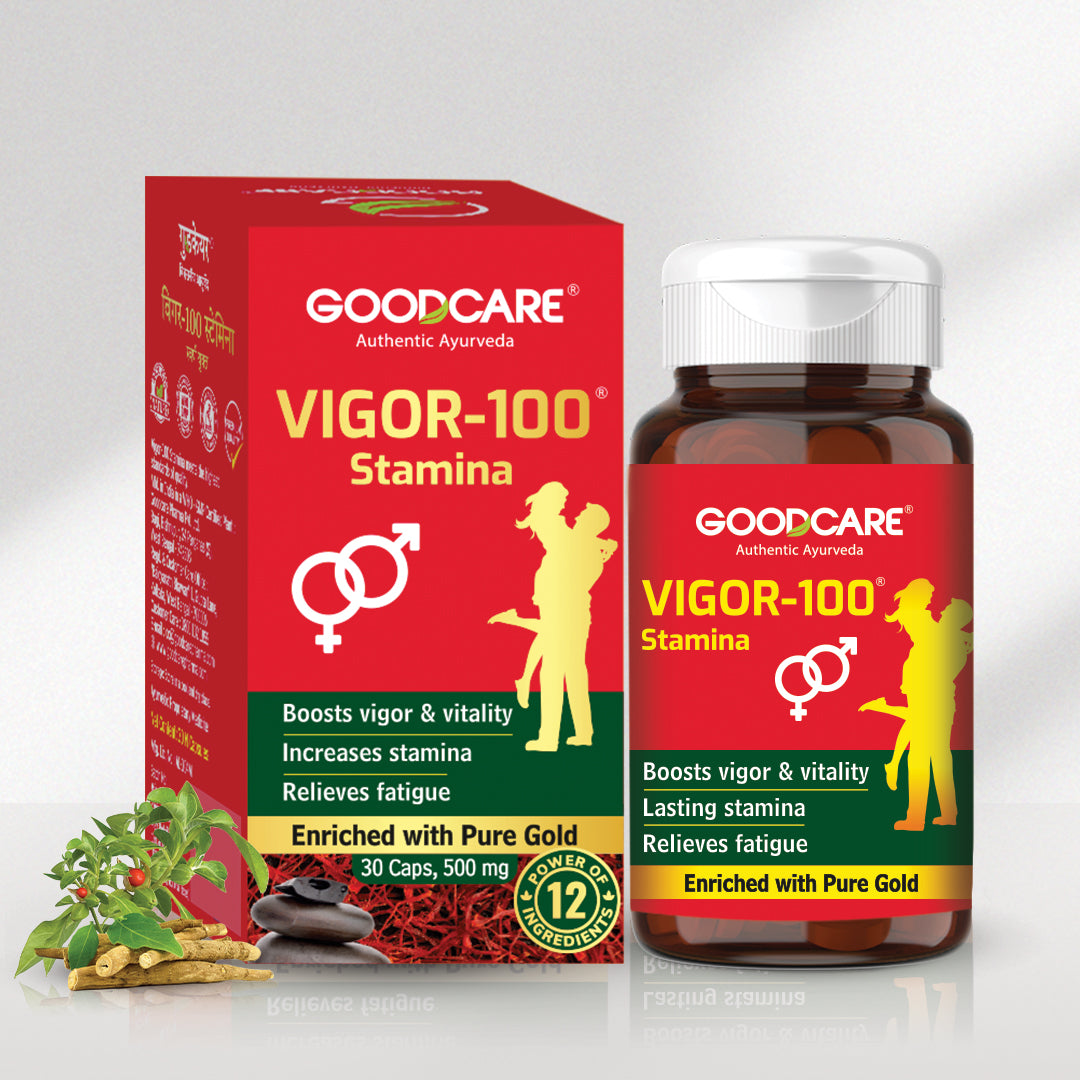 Vigor 100 Stamina Capsule For Vitality & Energy - 30 Capsules