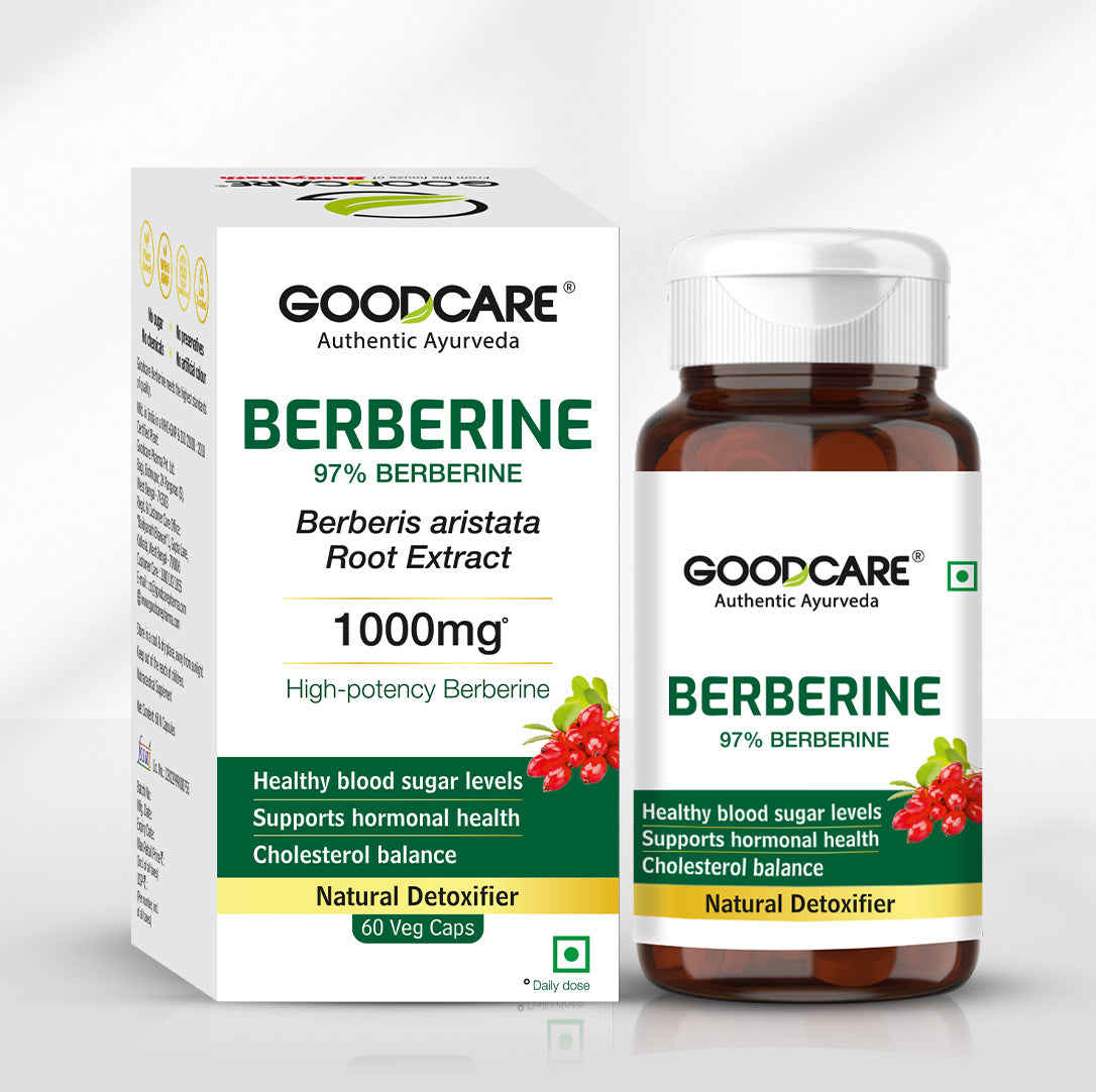 Goodcare Berberine 60 Capsules – Natural Support for Blood Sugar, Cholesterol & Metabolic Health