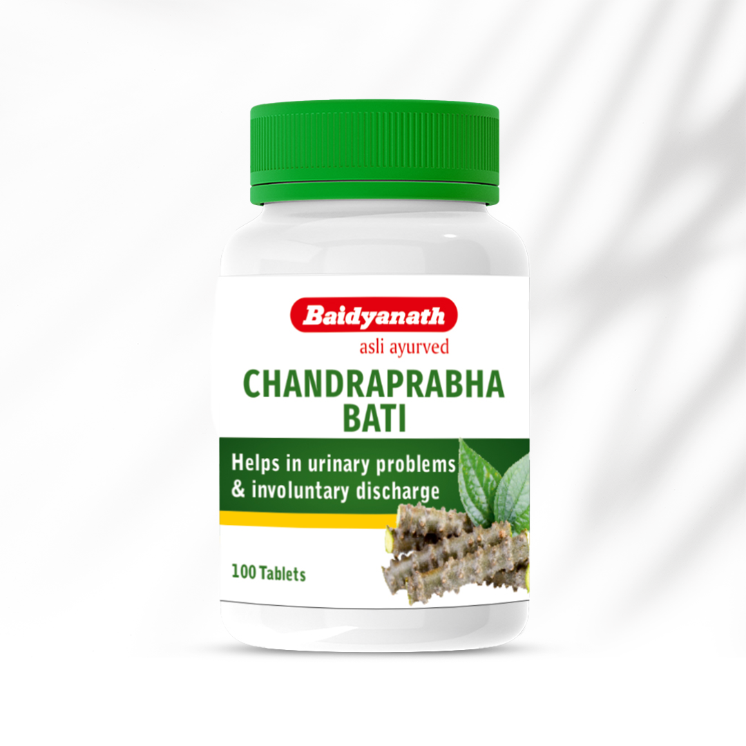 Baidyanath Chandraprabha Bati Tablet – Ayurvedic Support for Urinary Health & Healthy Urine Flow (51 Herb Formula)