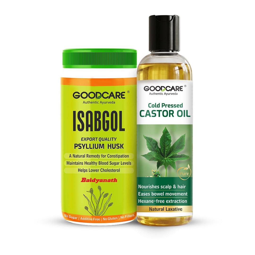 Power Of Castor Oil & Isabgol(100 gm) Combo for Digestive Health