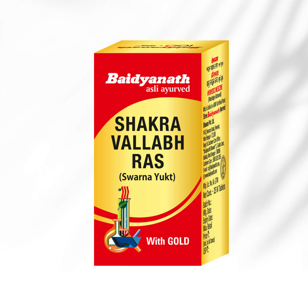 Baidyanath Shakra vallabha Ras (Swrna Yukt)