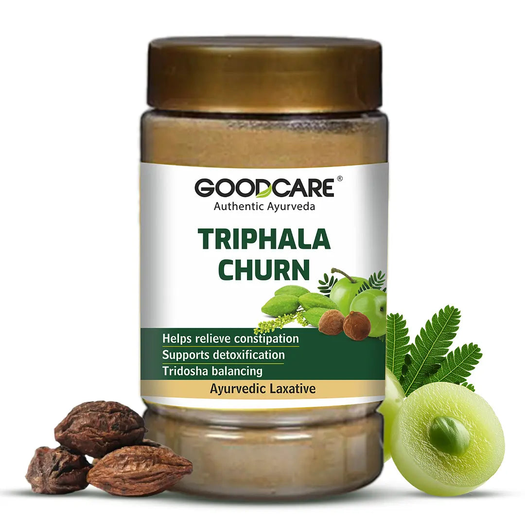Goodcare Triphala Churna – Ayurvedic Laxative & Detox for Healthy Digestion - 500 Gm